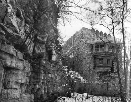 Melson House as viewed from Willow Creek. Photographer Mati Maldre, Chicago, Illinois, 1989